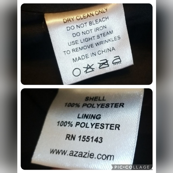 Azazie Hoya Black Sleevless Maxi Dress - Picture 15 of 16